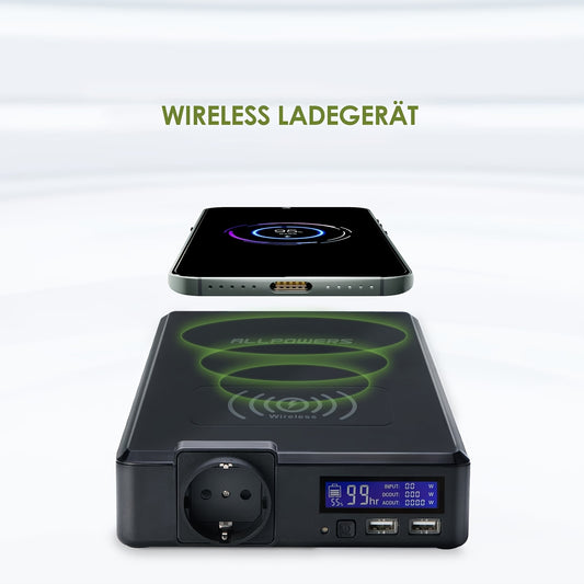 🔋 Station d’Énergie Portable ALLPOWERS 200W – Générateur Solaire Compact