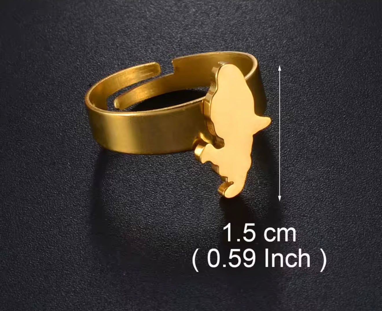 💍✨ Petites Bagues Ajustables en Acier Inoxydable – Guadeloupe, Martinique🇲🇶, Guyane🇬🇫 & Réunion🇷🇪