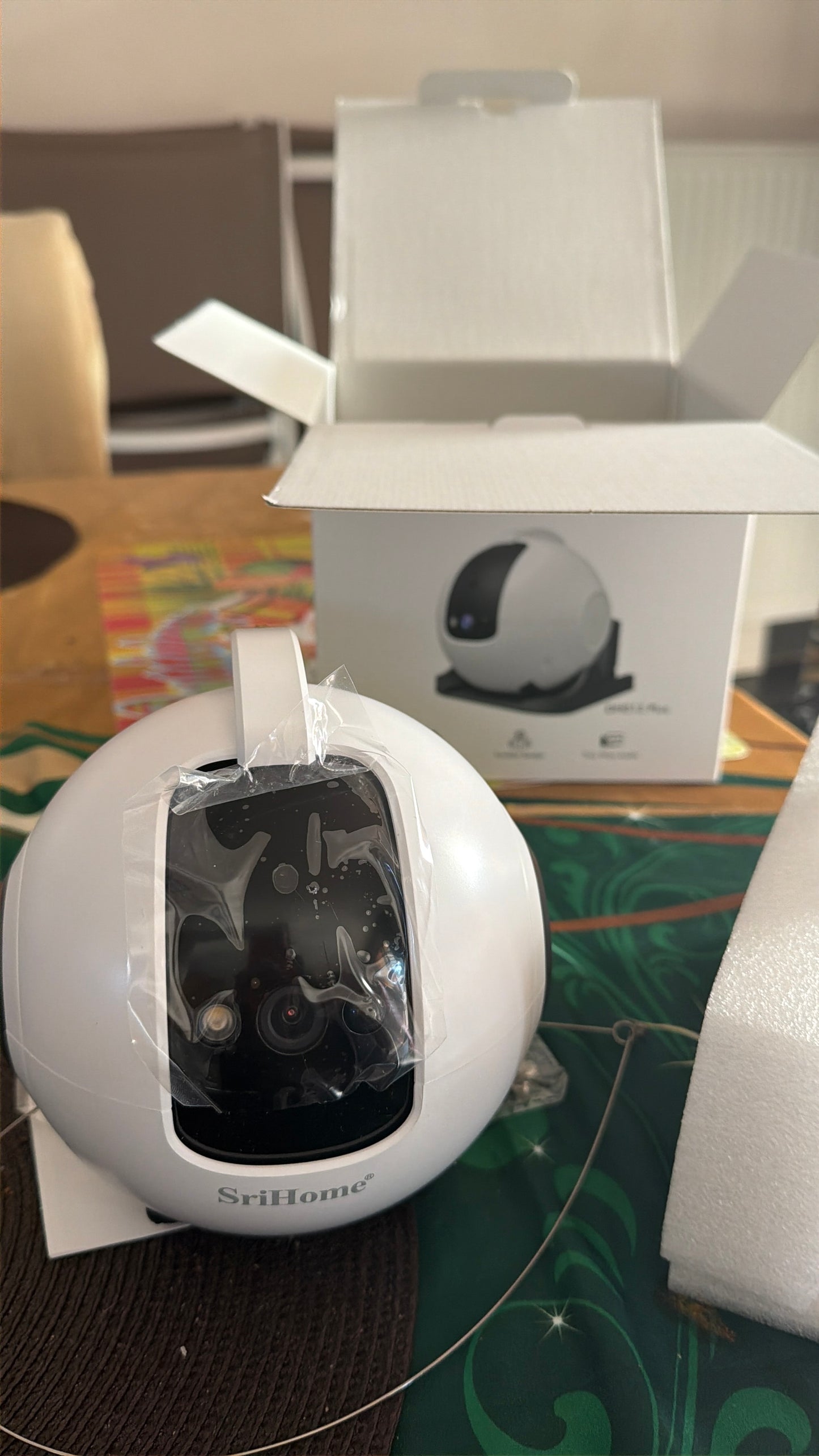 📹 Caméra Intelligente Connecté DH013 – Robot Mobile HD WiFi - Jeux interactif pour Chat