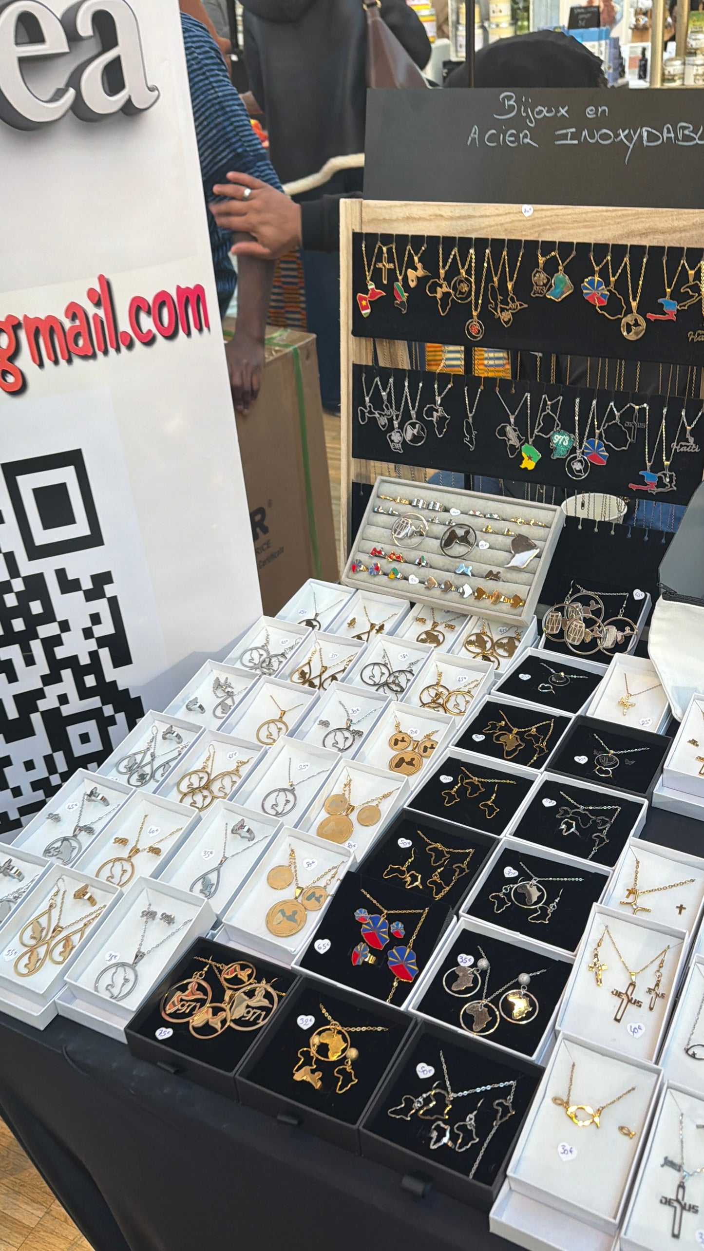 💎 Coffrets Bijoux Afro-Caraïbes acier inoxydable