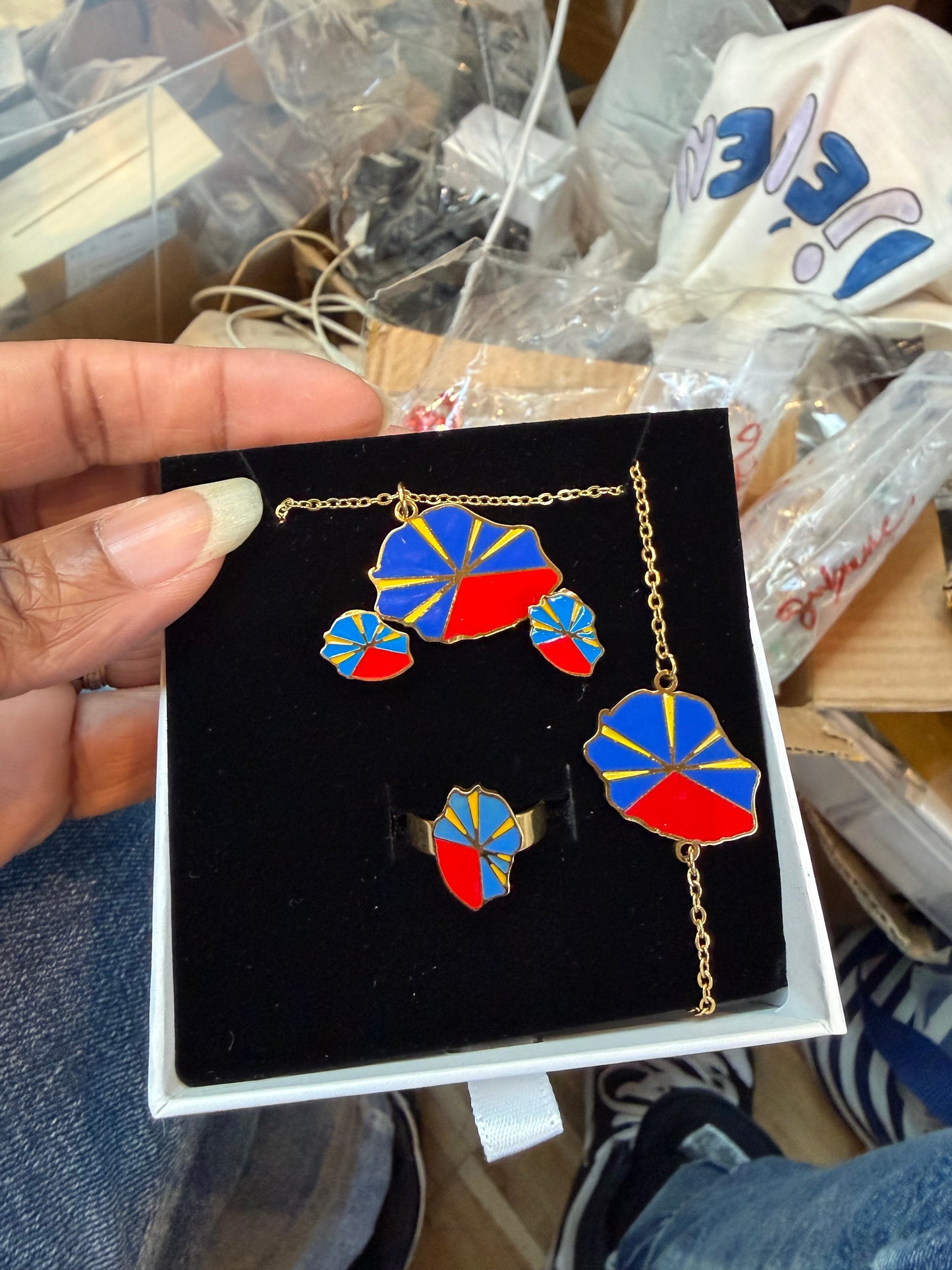 💎 Coffrets Bijoux Afro-Caraïbes acier inoxydable