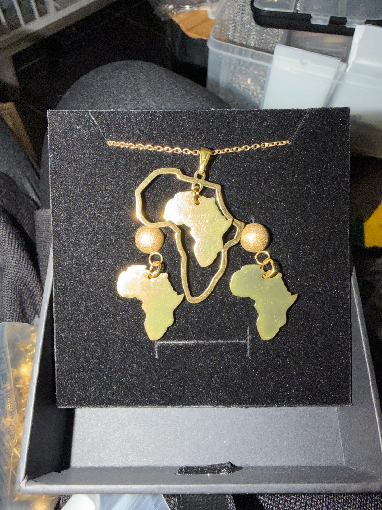 💎 Coffrets Bijoux Afro-Caraïbes acier inoxydable