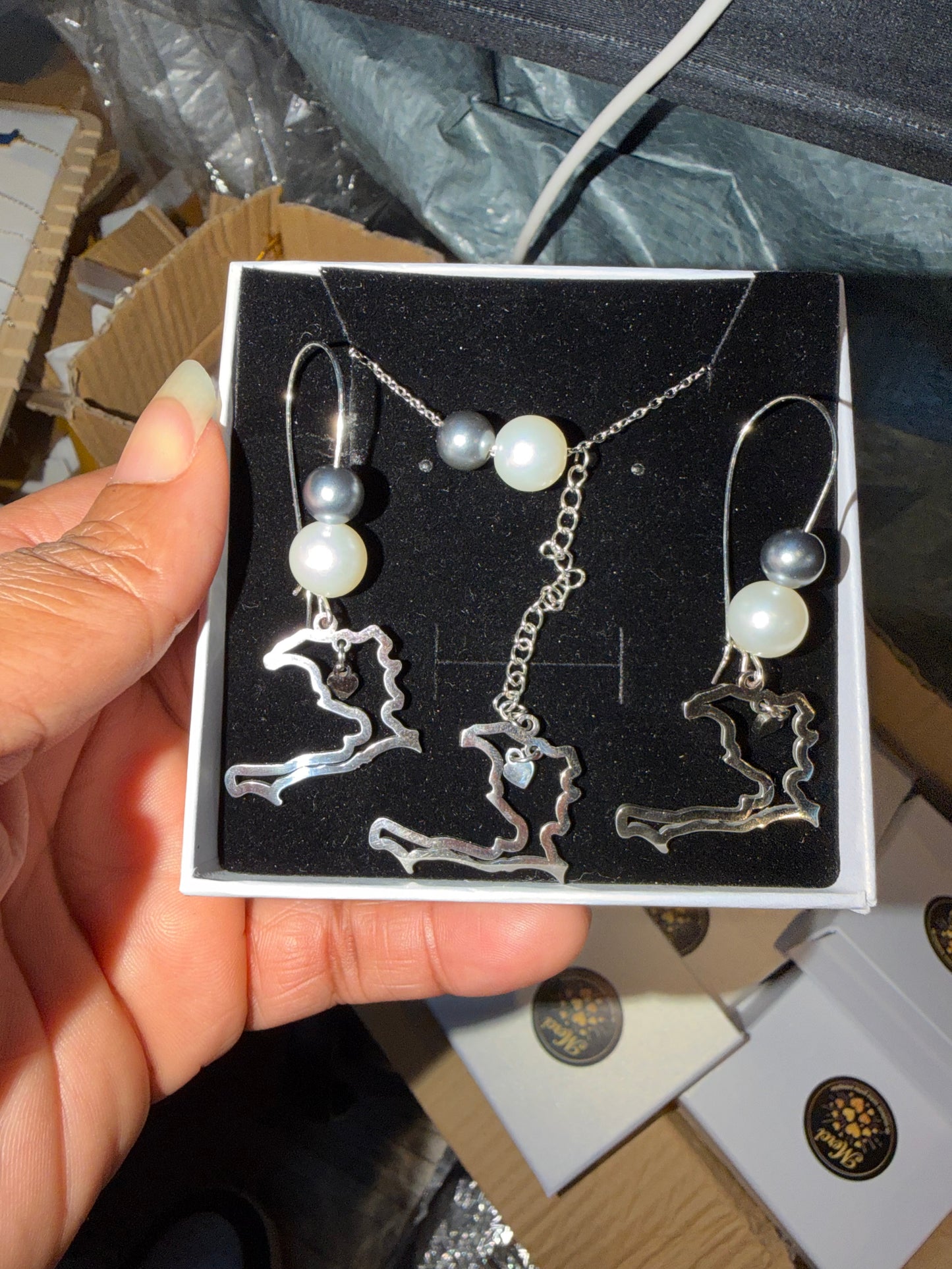 💎 Coffrets Bijoux Afro-Caraïbes acier inoxydable