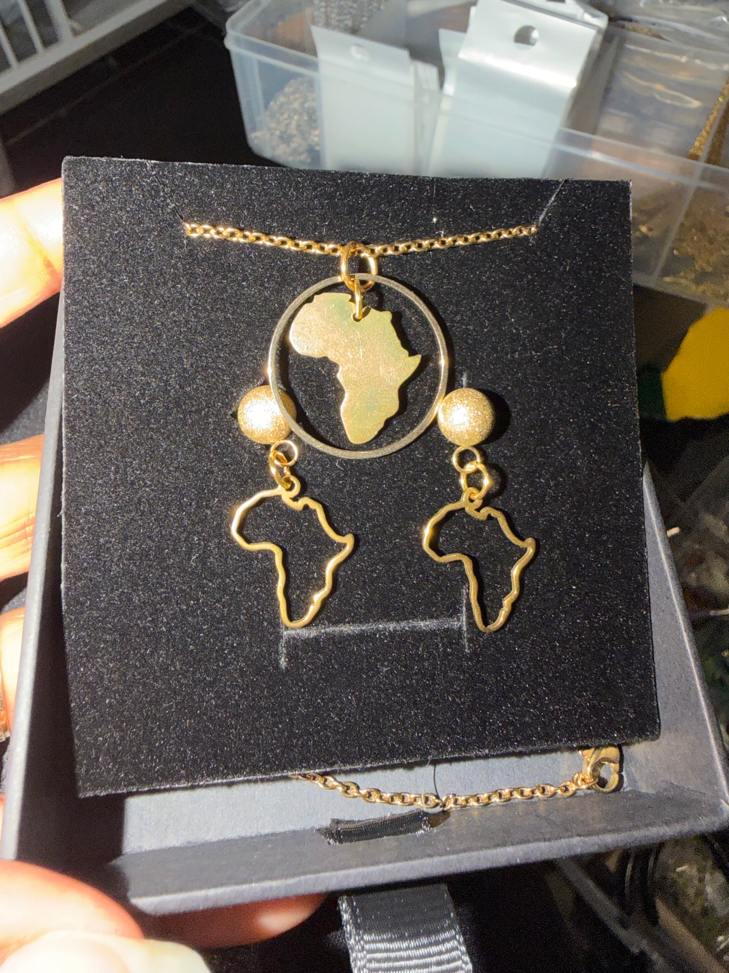 💎 Coffrets Bijoux Afro-Caraïbes acier inoxydable