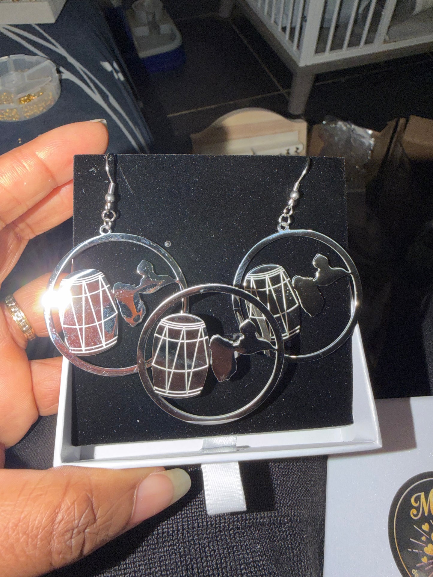 💎 Coffrets Bijoux Afro-Caraïbes acier inoxydable