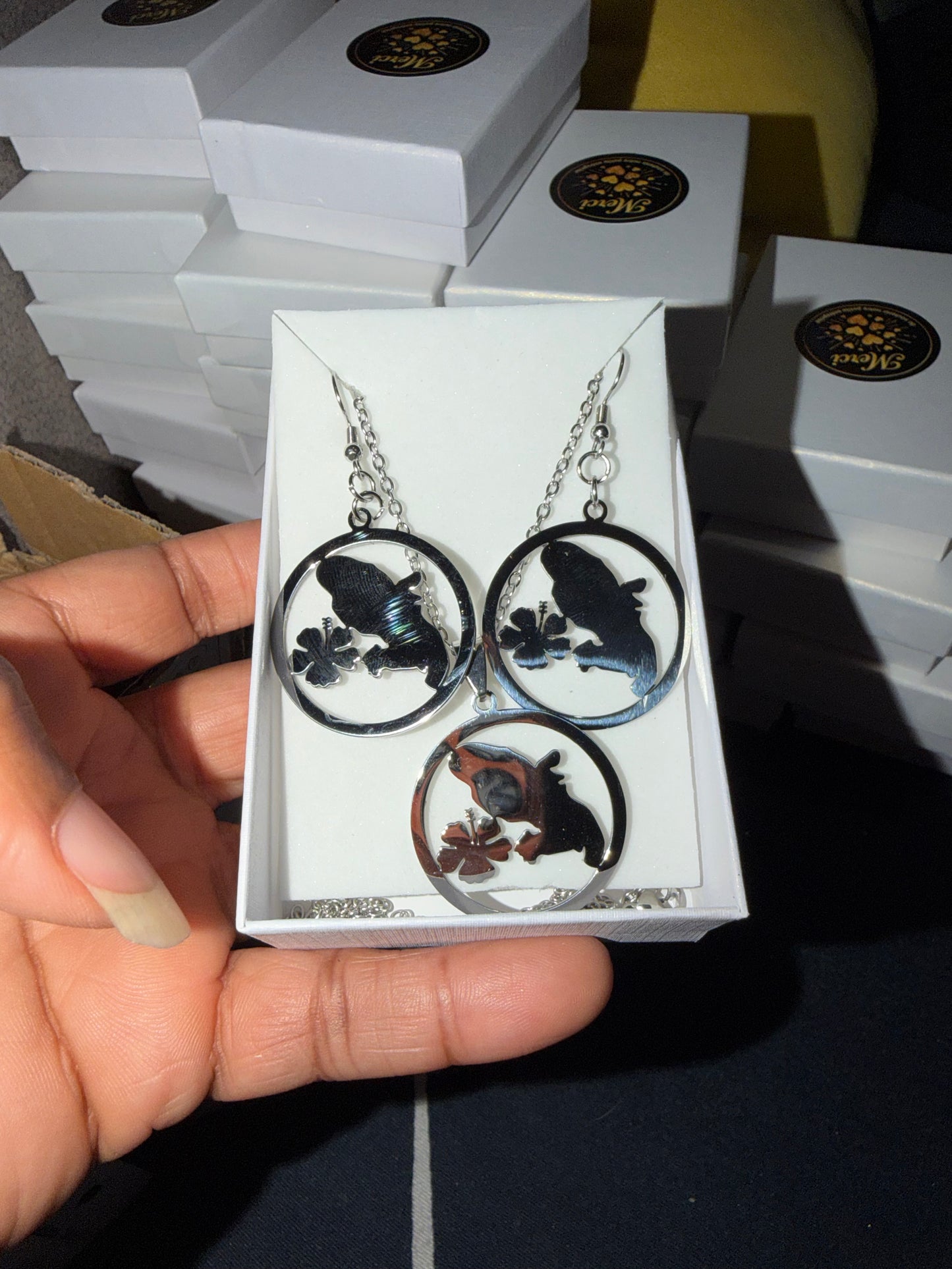 💎 Coffrets Bijoux Afro-Caraïbes acier inoxydable