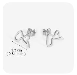 ✨ Boucles d’Oreilles en Acier Inoxydable – Carte de la Guadeloupe, Martinique 🇲🇶, Guyane 🇬🇫 & Réunion 🇷🇪