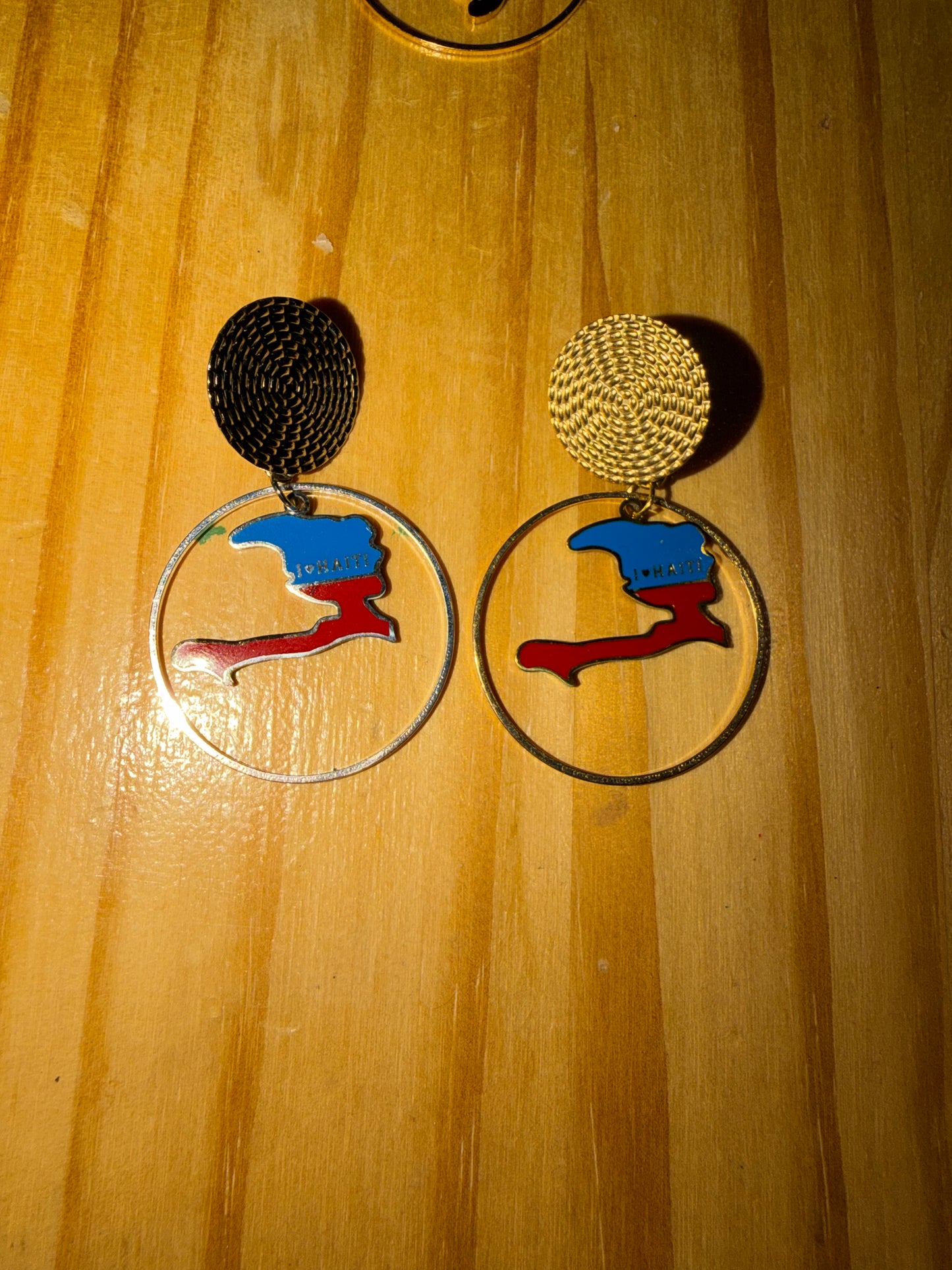 🌺 Boucles d’oreilles créole « KAWINA » Antilles/Guyane