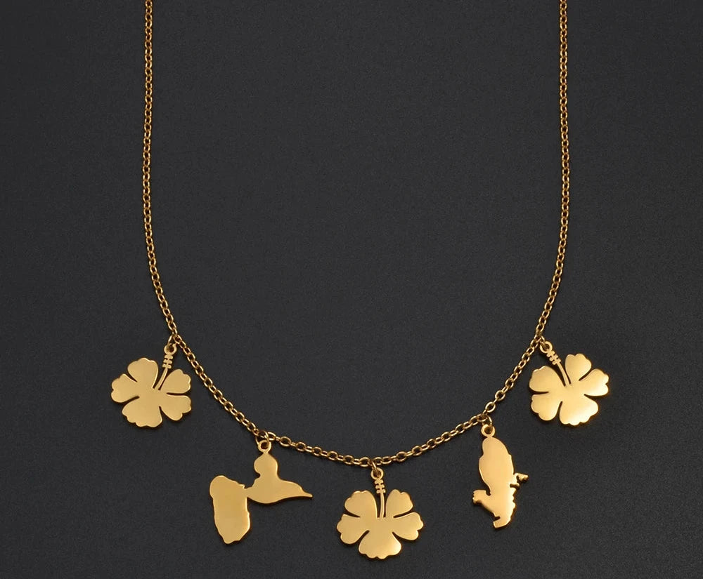 💎 Collier des îles - Afro Caribeen • inoxydable