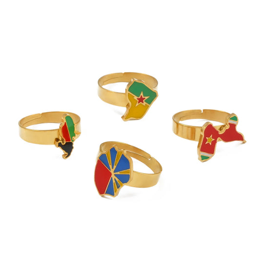 💍✨ Petites Bagues Ajustables en Acier Inoxydable – Guadeloupe, Martinique🇲🇶, Guyane🇬🇫 & Réunion🇷🇪