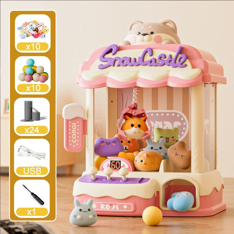 🐶✨ Mini Machine Attrape Jouets en forme de Shiba – Jeu Interactif pour petits et grands