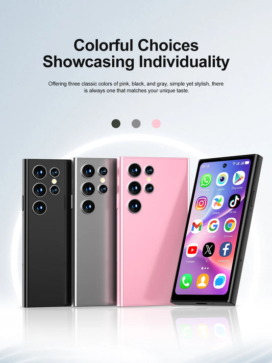 📱Mini Smartphone  4G LTE Android 12 • Double SIM • GPS •