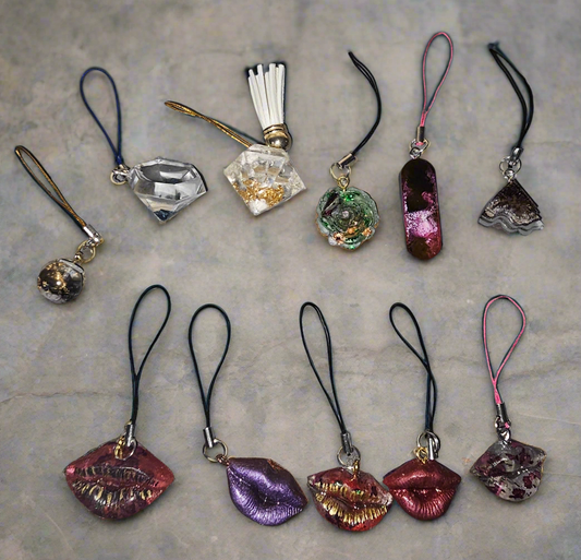 Bijoux de téléphone portable en résine (1 pcs)