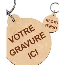 Portes Clés personnalisable à graver (1 pcs)