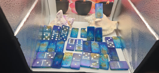 Dominos en résine (28 pcs)
