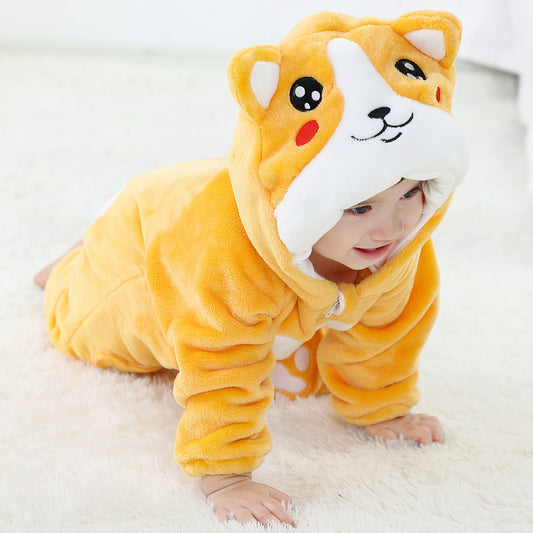 Barboteuse Grenouillère style chien pour bébé "DropShib"