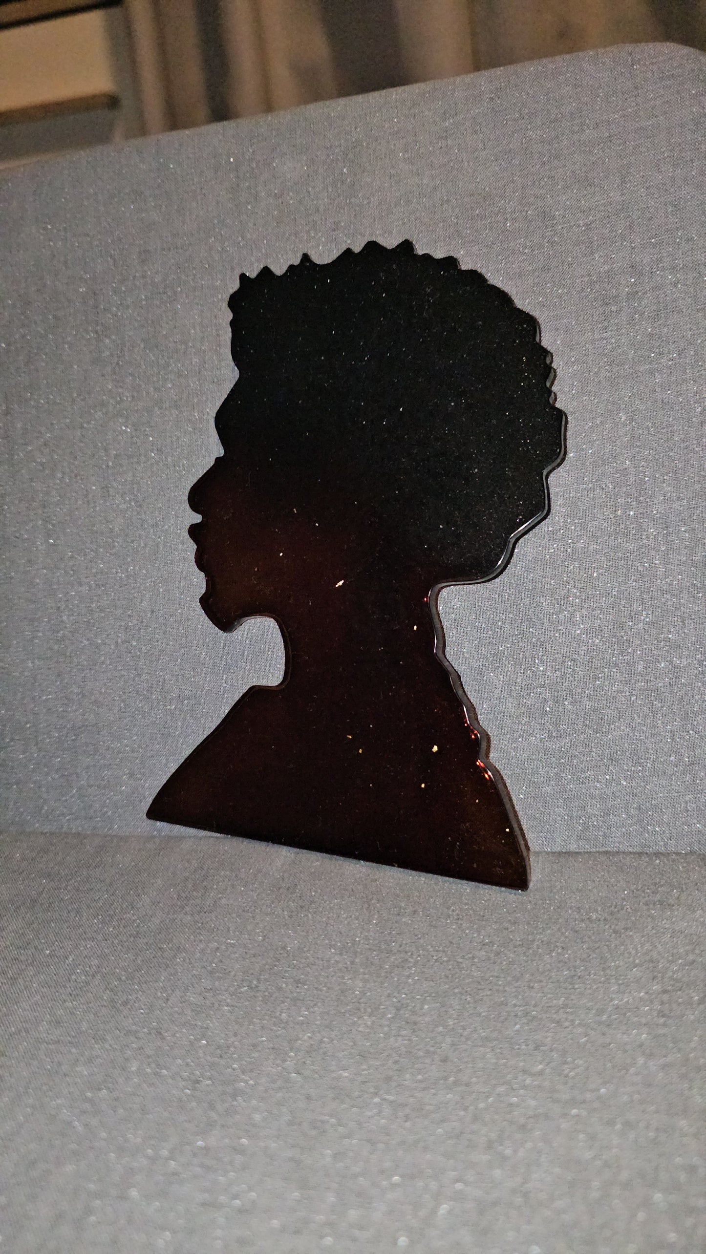 Gamme Antilles-Guyane Africaniz Black Afro en résine (1 pcs)
