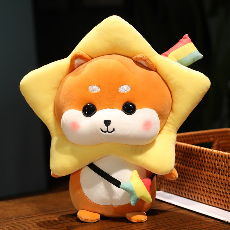 Peluche mignon Shiba inu multisituation "DropShib"